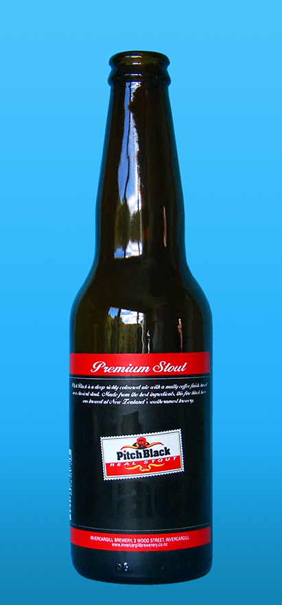 Our Beers, Invercargill - Pitch Black Real Stout, Invercargill Brewery - Pitch Black Real Stout, Invercargill Brewery Pitch Black Real Stout, Invercargill Pitch Black Real Stout